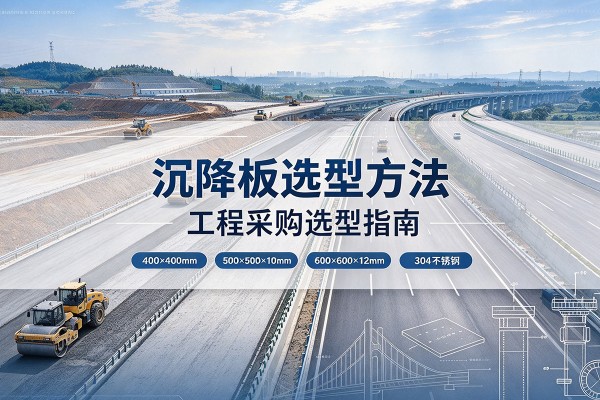 永仁沉降板选择方法
