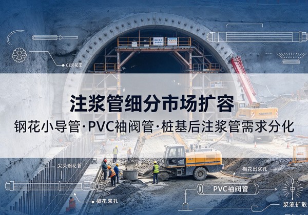 永仁注浆管细分市场扩容，隧道钢花小导管、PVC 袖阀管、桩基后注浆管需求分化