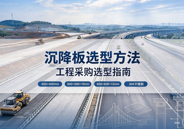 永仁沉降板选择方法